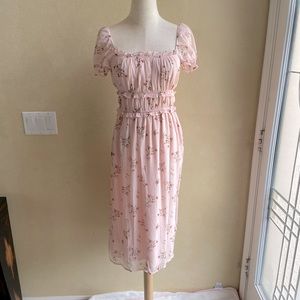 NWT Cottagecore Pink Floral Dress